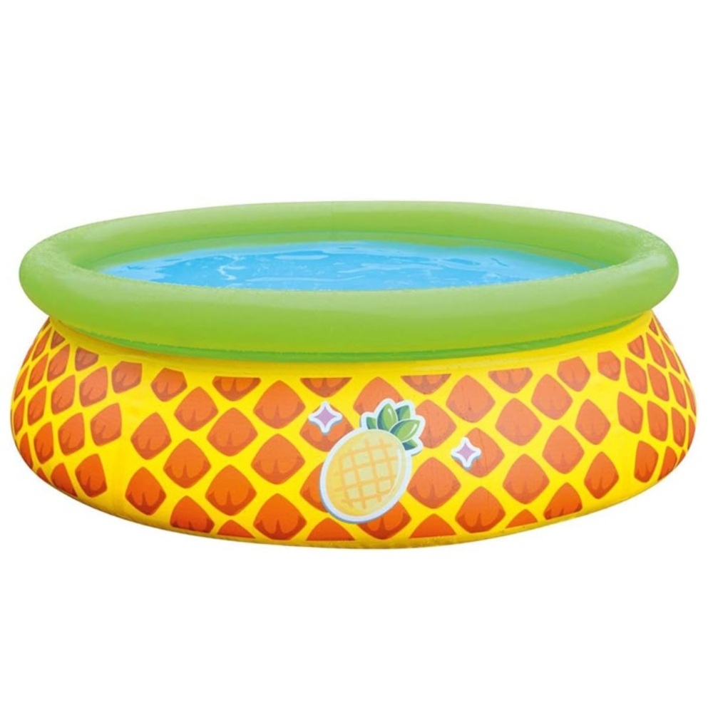 Above Ground Inflatable Outdoor Backyard Kiddie Swimming Pool 3D Pineapple NWT